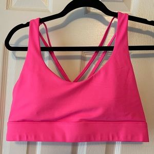 Zyia Light n Tight Strappy Bra Hot Pink XXXL